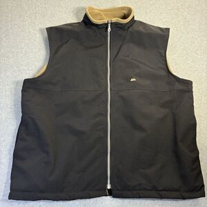Men’s Mavala Fleece Lined Vest 2XL Black Zip Front Outdoor Workwear